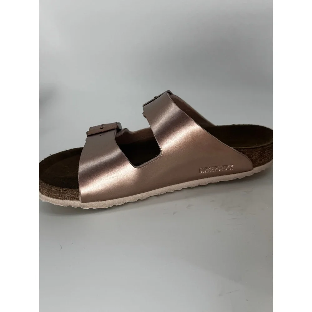 Birkenstock Arizona Sandals Kids 35 Rose Gold Metallic 1018925
